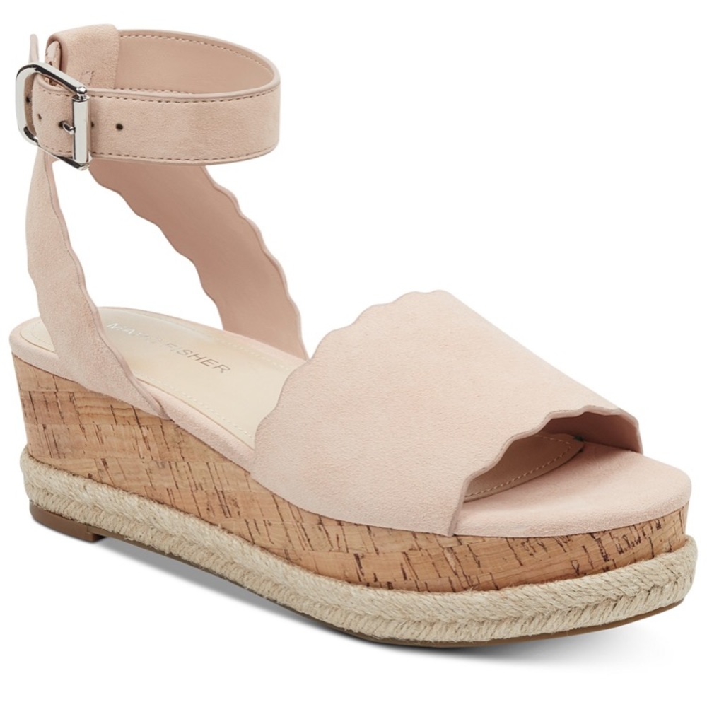 Marc Fisher suede platform sandal